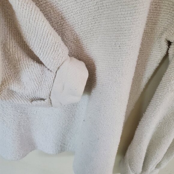 Anthropologie Dolan Left Coast Terry Top Size M Raw Edge Textured Boho Coastal - Picture 4 of 16